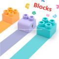 Silicone Rainbow Building Blocks arched building blocks